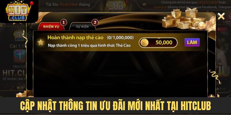 Cập nhật thông tin ưu đãi mới nhất tại Hitclub